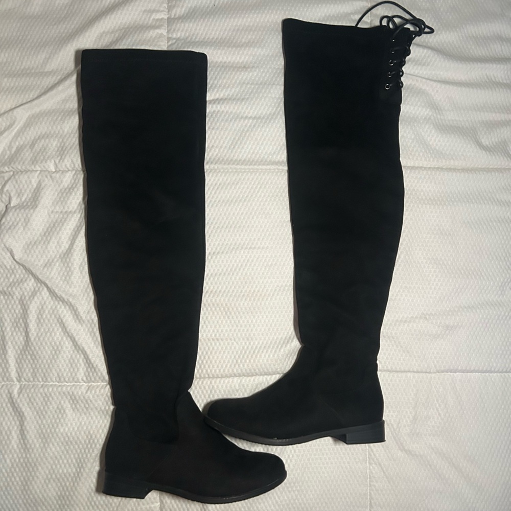 Black Over-the-Knee Boots